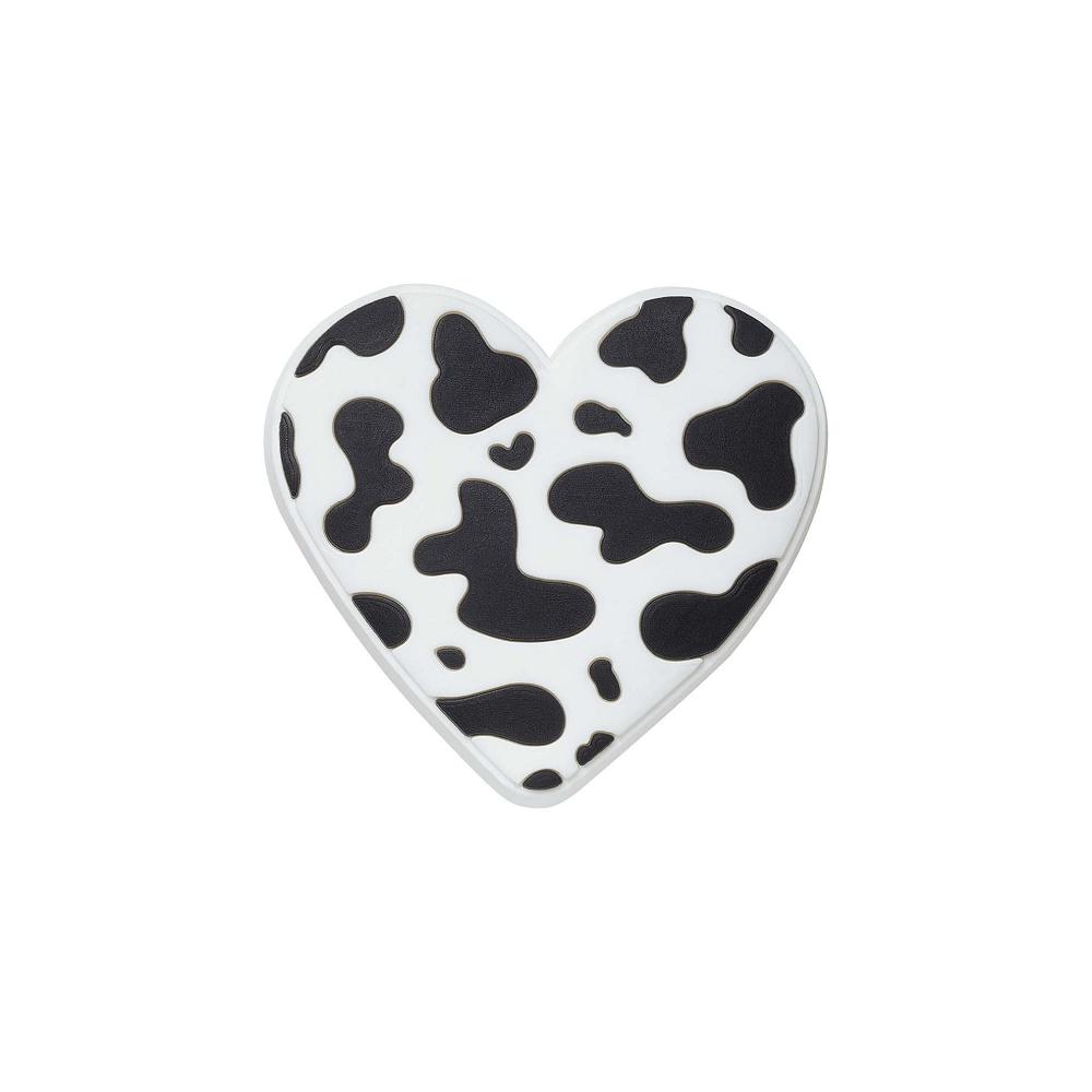 Multicolor Women's Crocs Cow Print Heart Jibbitz Charms | NZ 0401AHKP
